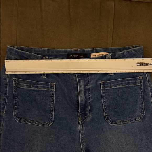 BCBGeneration Wide Leg Blue Jeans - Picture 11 of 11